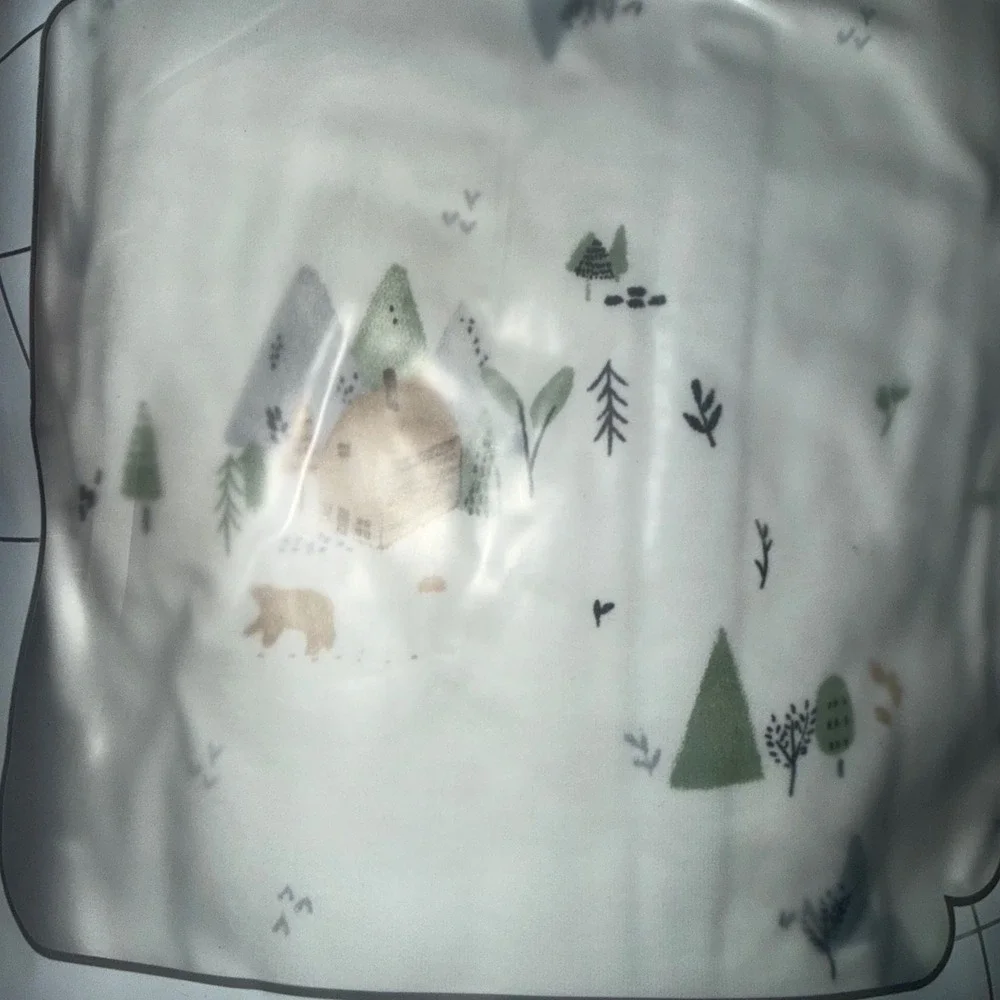 BUNDLE- 2 sets Baby‎ Wearable Blankets Cabin and Swan Design Two Way Zipper